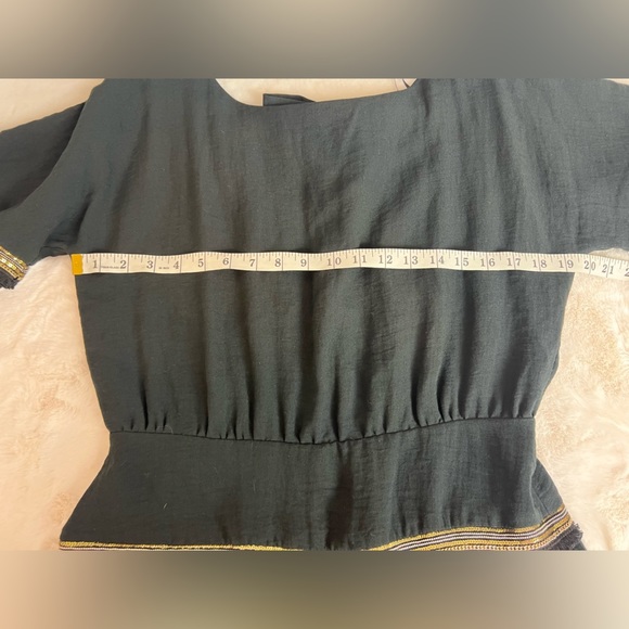 NWT Stevie May The Card Players Mini Dress in Black & Gold Size Large - Picture 2 of 11